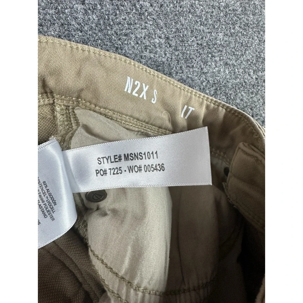 DU/ER N2X Slim Fit Shorts Mens Size 33X10* Brown/Beige 5-Pocket MSNS1011